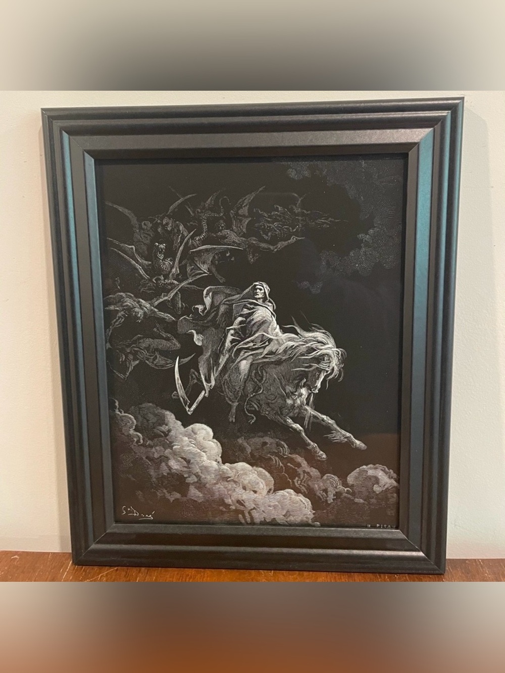 2 Gustave Doré Framed Art Prints